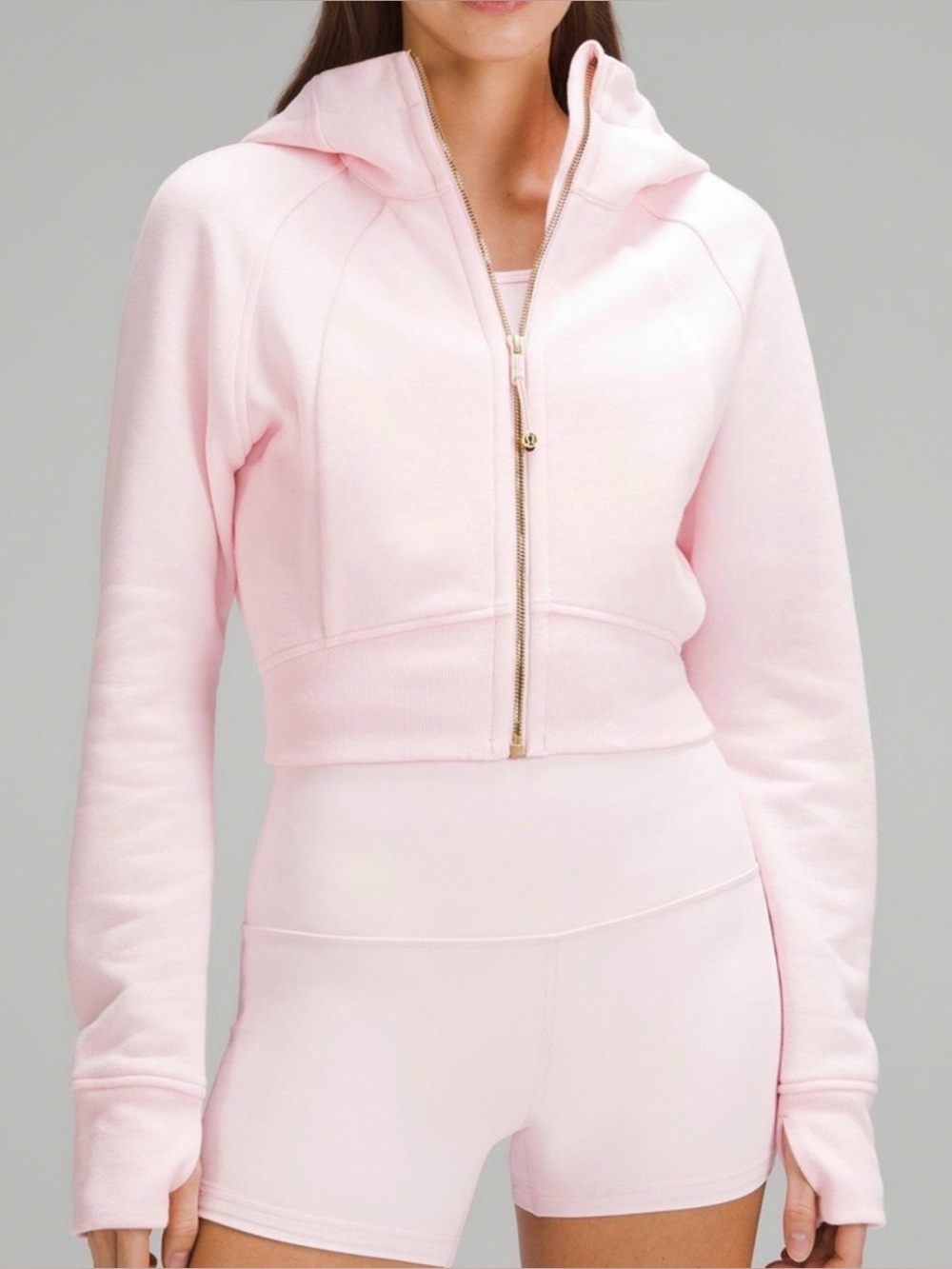 Lululemon Scuba Full-Zip Cropped Hoodie